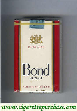 Bond Street cigarettes king size American Blend USA